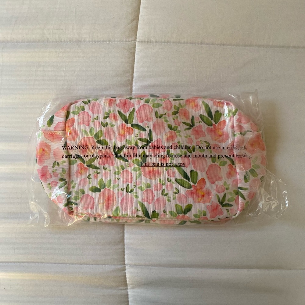 Colorful Flower Makeup Pouch